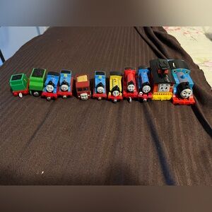 Set of 11 Diecast Thomas and Friends Thomas engines, Victor, and James